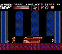 une photo d'Ã©cran de Castlevania sur Nintendo Nes